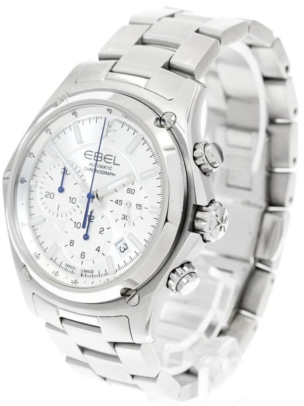 EBEL Discovery 1216459 Chronograph Silver Dial Automatic Men's Watch_973661